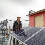 Solární instalace v Afghánistánu (foto UN)