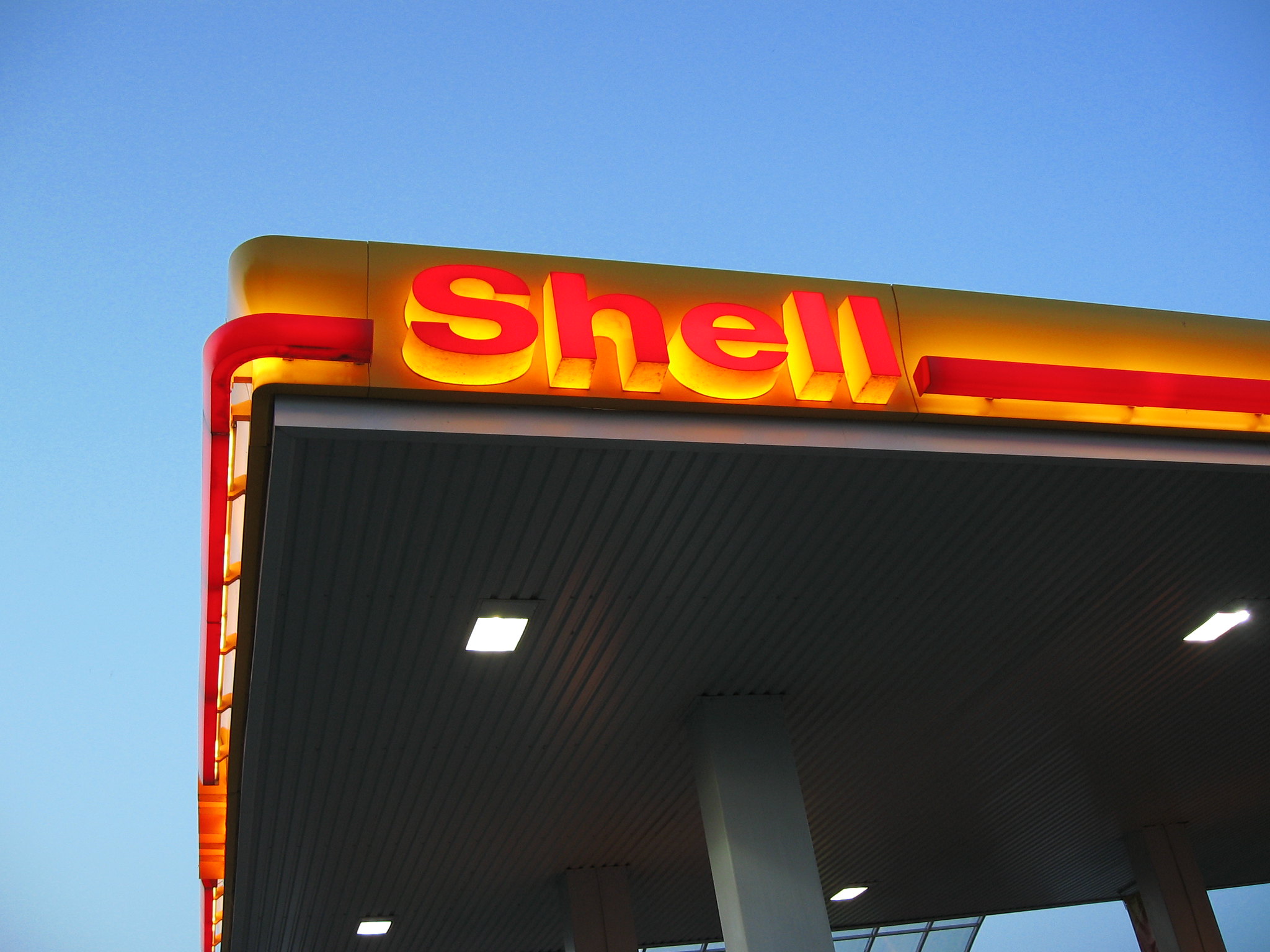 Čerpací stanice společnosti Shell (foto David Nagy)
