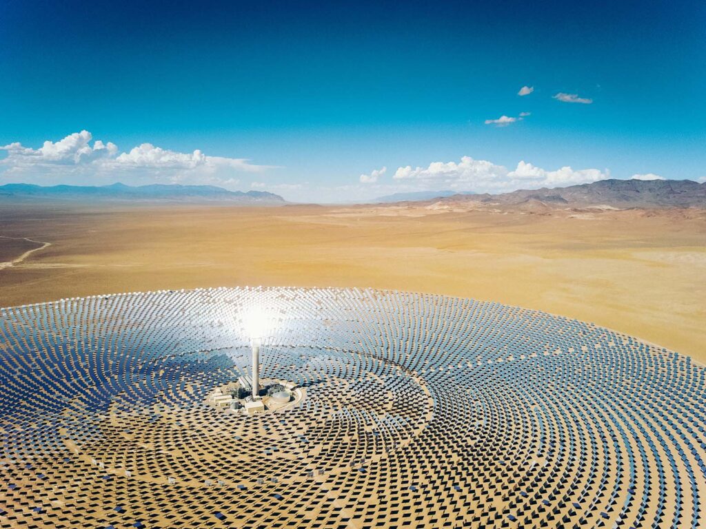 Solární termální elektrárna (foto Heliogen)