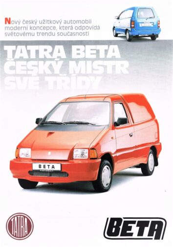 Lehký užitkový automobil s prostorovým rámem z uzavřených ocelových profilů a karoserií z probarveného plastu byl již v době svého zrodu konstrukčně zastaralý. (foto Tatra)