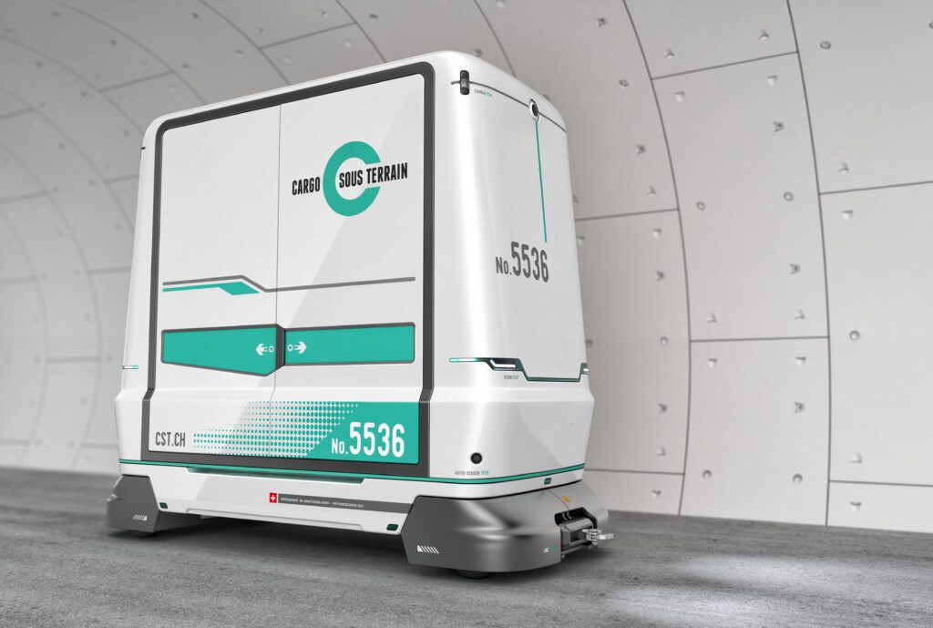 Autonomní vozítka pro tunely CST mají mít elektrický pohon. Jejich provozní rychlost by měla být 30 km/h (foto CST)